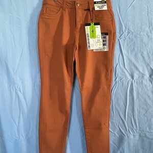 d.jeans Women's Orange Skinny Jeans